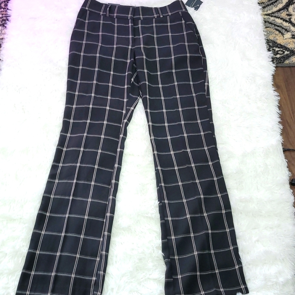 Madison Dress pants plad 4 regular